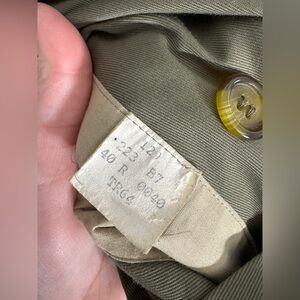 Burberry Men Vintage Wool Lined Trench Coat